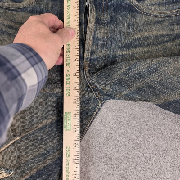 VTG Levis 501 Jeans Mens 30x29 LVC Whiskers Honeycomb Wallet Fade Thrashed 90s - Picture 15 of 16